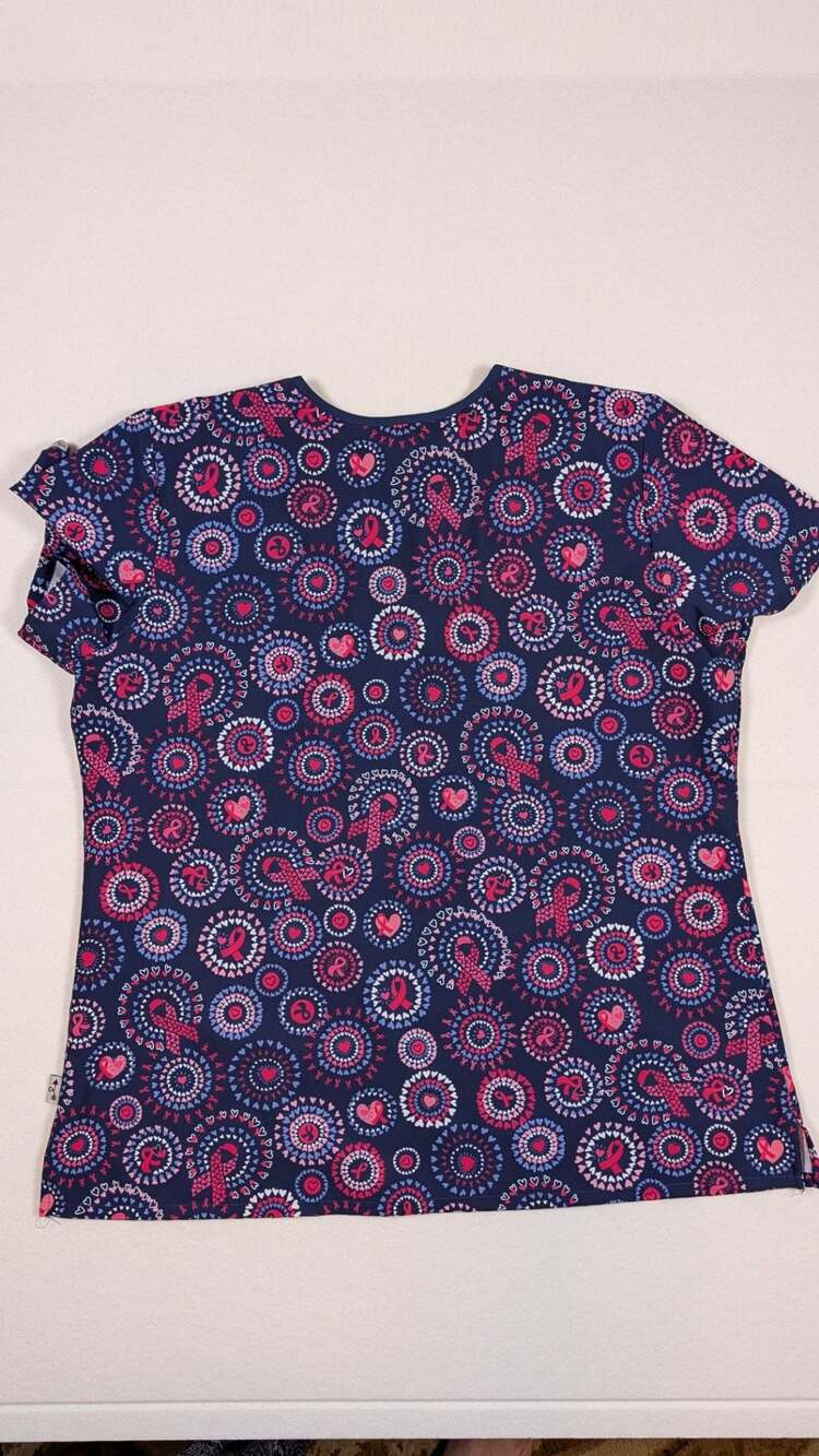 Ava Therese by Zavaté Apparel 1054 V-Neck  2xl Scrub Top - Picture 3 of 7